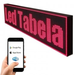 16x64 cm Wi-Fi'li Araç İçi Güzergah LED Tabelası