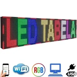 128x32 cm Dış Mekan Renkli LED Tabela