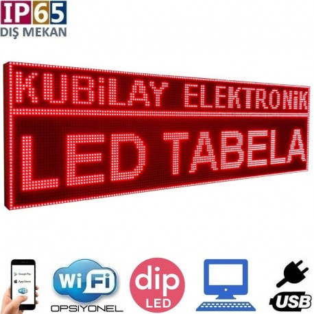 256x48 Kayan Yazı Led tabela