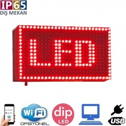 32x16 cm Dış Mekan Kayan Yazı LED Tabela - Kubşilay Elektronik.com
