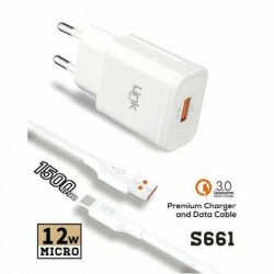 S661 Premium Q.C 3.0 Micro Şarj/Data Kablo