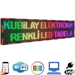 64x32 cm Renkli LED Çift Taraflı Tabela Fiyatı ve Özellikleri