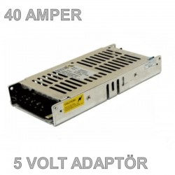 5V 40A Slim Metal Kasa Adaptör