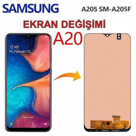 Samsung Galaxy A20 A205 Ekran değişimi