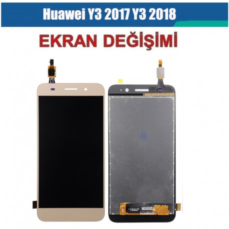 Huawei Y3 2018 - 2017 Ekran değişimi