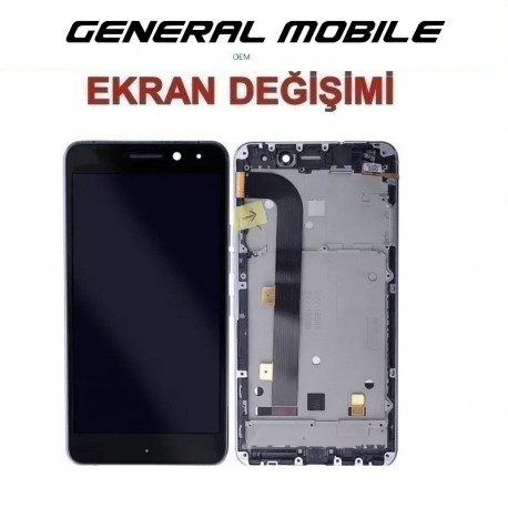 General Mobile GM5 PLUS Ekran değişimi