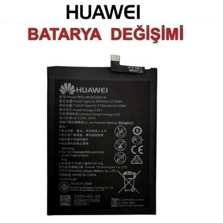 Huawei P Smart S - Plus Batarya değişimi
