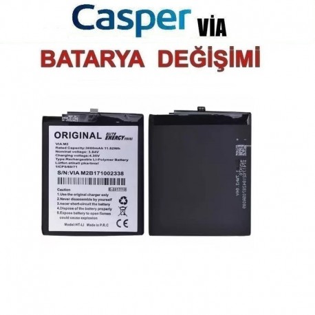 Casper Via M2 Batarya değişimi