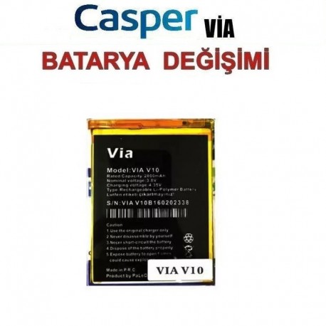 Casper Via V10 Batarya değişimi