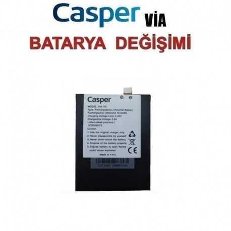 Casper Via V3 Batarya değişimi