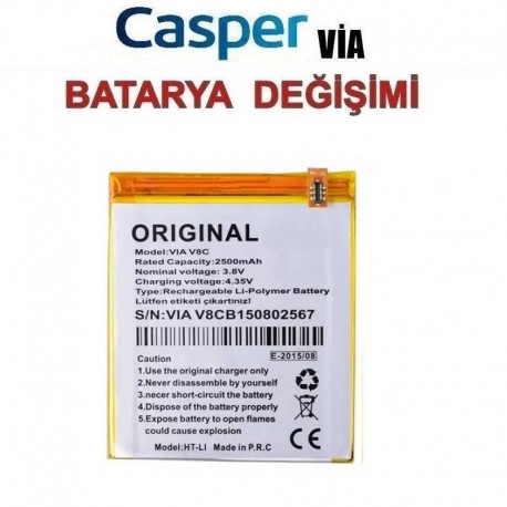 Casper Via V8C Batarya değişimi