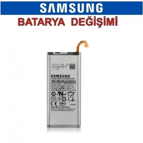 Samsung Galaxy A6 Plus A605 Batarya değişimi
