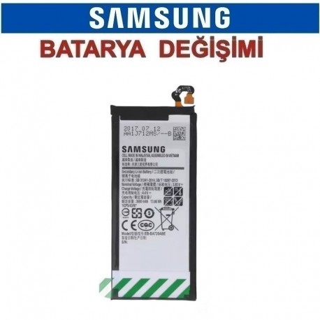 Samsung Galaxy J7 Pro J730F Batarya değişimi