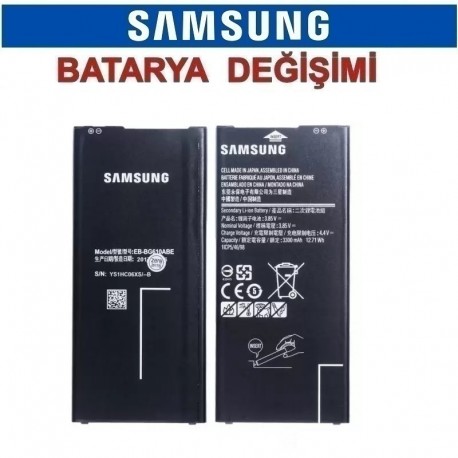Samsung Galaxy J7 Prime G610F Batarya değişimi